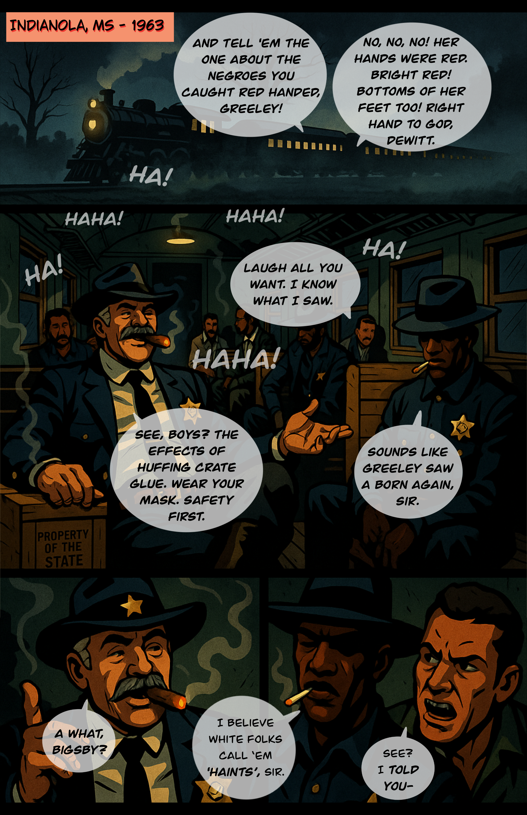 Gatormouth graphic novel episode 1 artwork.